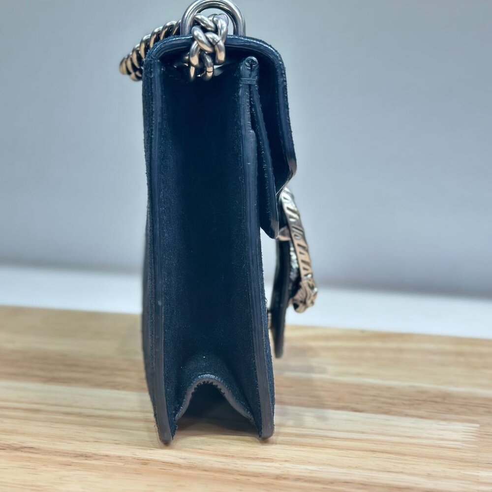 Gucci Black Velvet Mini Dionysus Shoulder Bag Crossbody - Picture 4 of 7